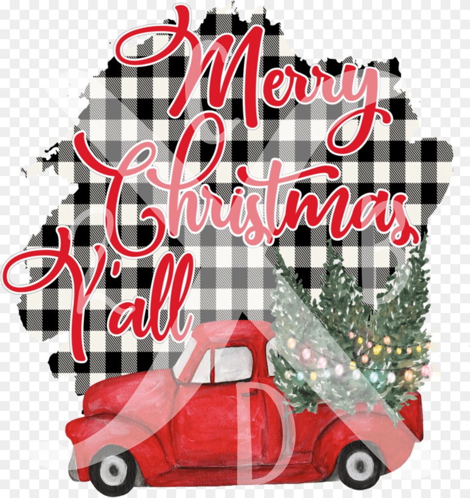 Merrychristmasbuffalo Old Red Truck Christmas, Car, Transportation, Vehicle, Machine Free Png Download