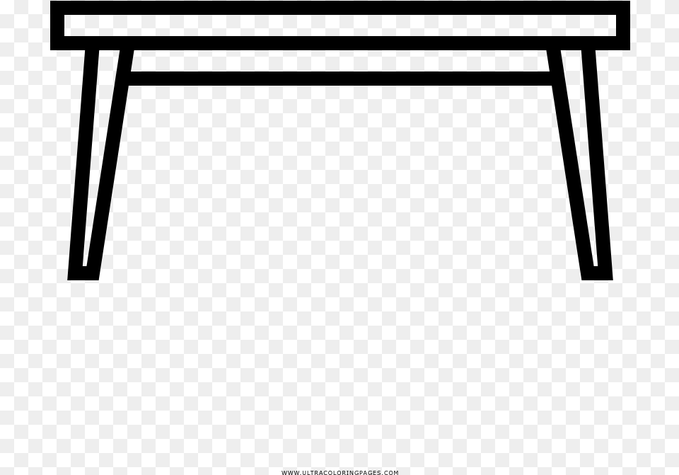 Mesa Desenho Line Art, Gray Free Png