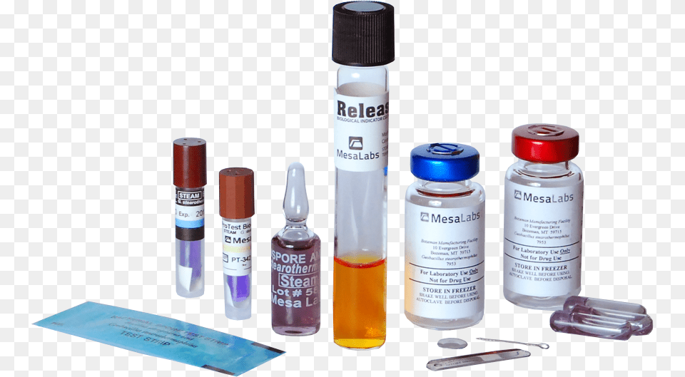 Mesa Labs Biological Indicators, Cosmetics, Lipstick, Bottle, Perfume Free Png Download