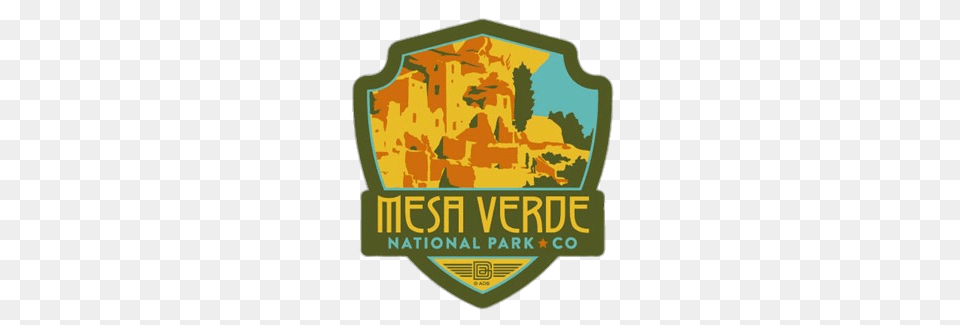 Mesa Verde National Park Emblem, Badge, Logo, Symbol Png Image