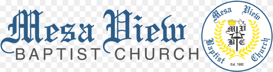 Mesa View Baptist Church Calligraphy, Logo, Text Png