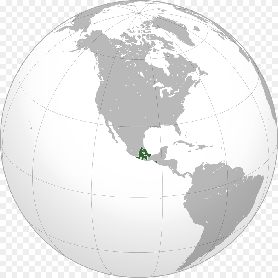 Mesoamerica On A Globe, Astronomy, Outer Space, Planet, Sphere Free Png Download