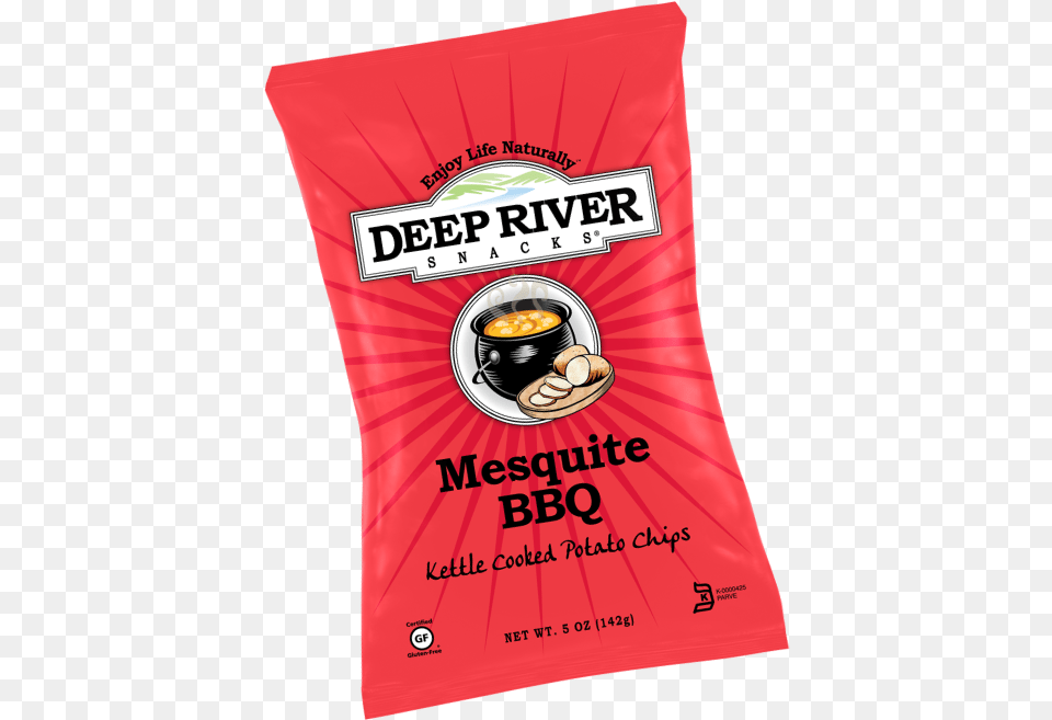 Mesquite Bbq Kettle Cooked Potato Chips Potato Chip, Food, Ketchup, Powder Png Image