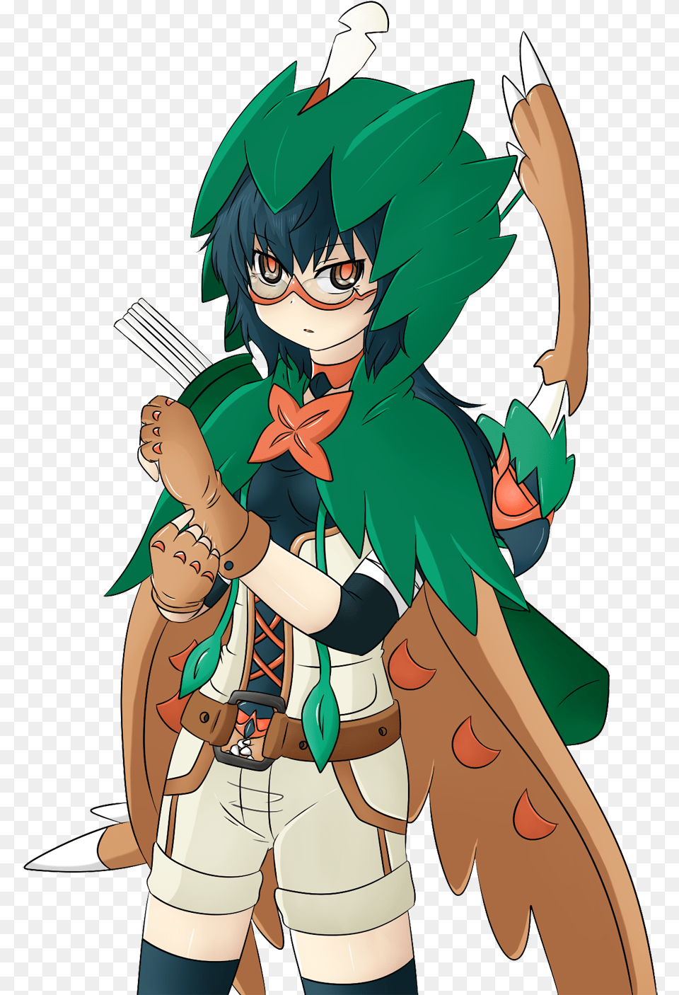 Mess With This Decidueye Cartoon, Book, Comics, Publication, Person Free Png