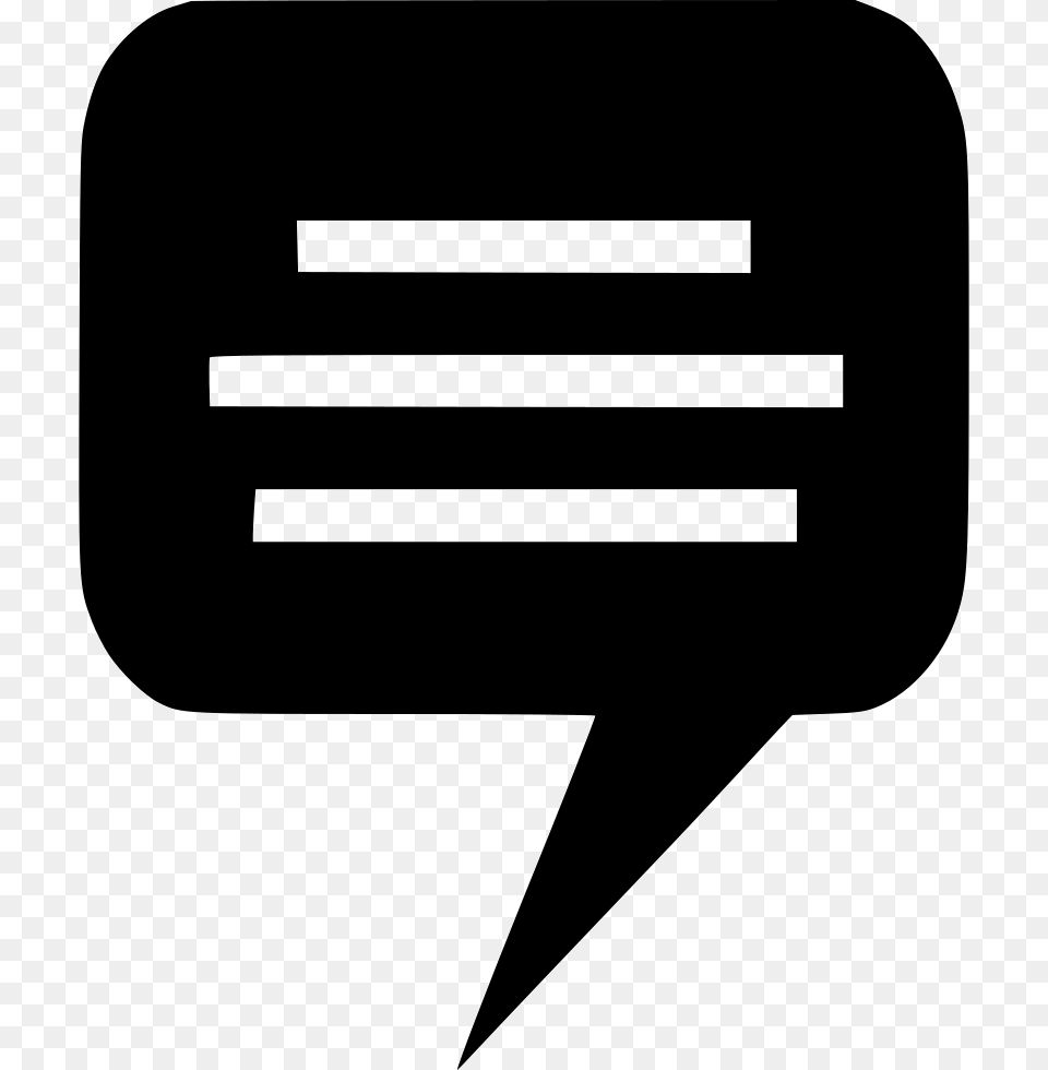 Message Bubble Comments Angle, Cutlery, Fork, Logo Free Png