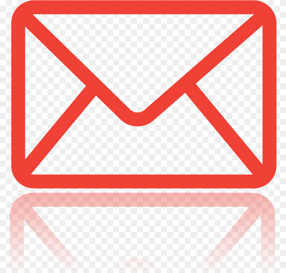 Message Clipart Mail Symbol Background Red Email Icon, Envelope Free Transparent Png