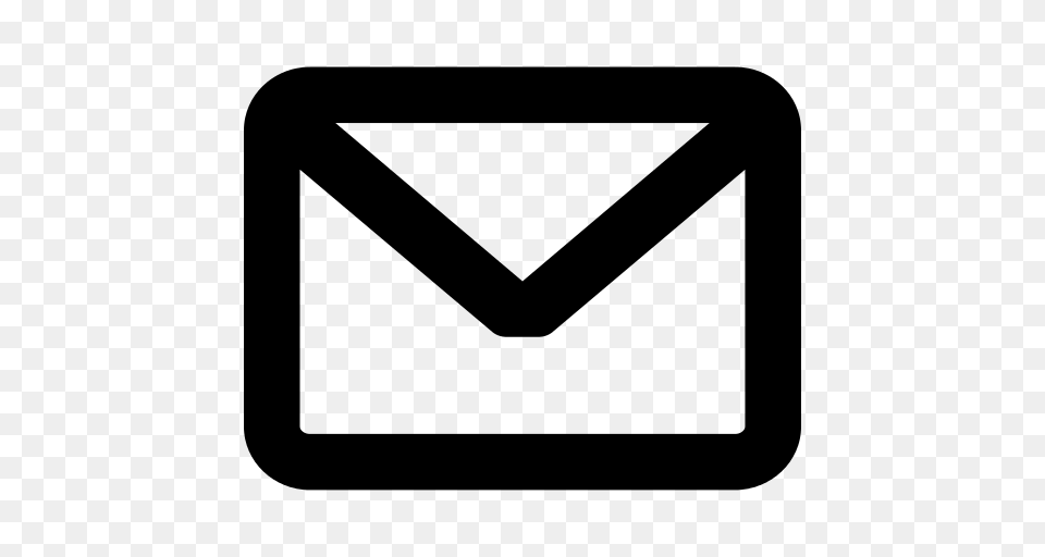 Message Closed Envelope Icon, Gray Png