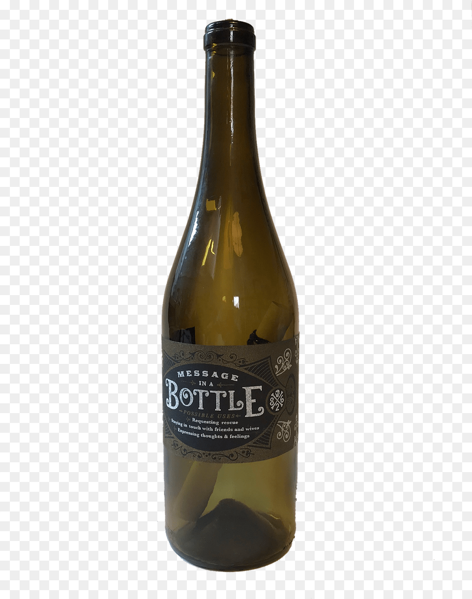 Message In A Bottle Brandy Brand Us, Alcohol, Beer, Beverage, Beer Bottle Png