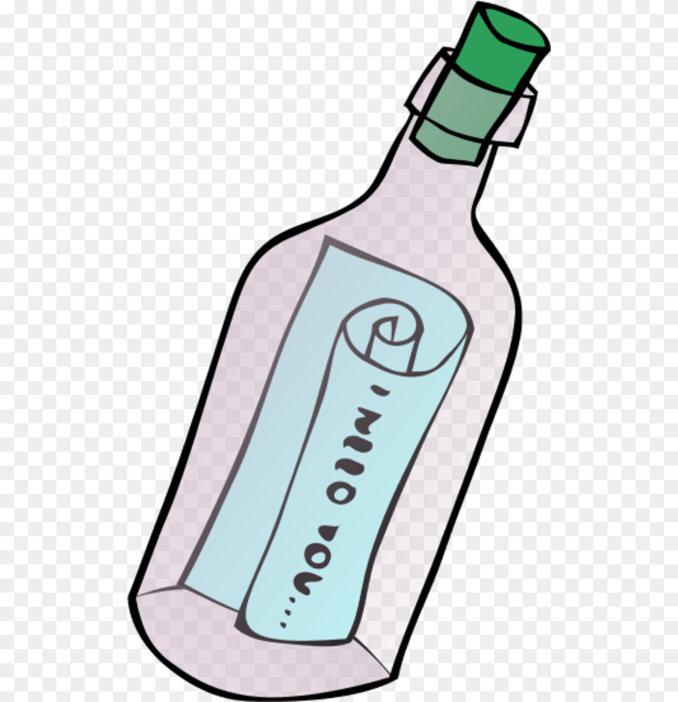Message In A Bottle Clipart, Alcohol, Beverage, Liquor, Wine Free Png