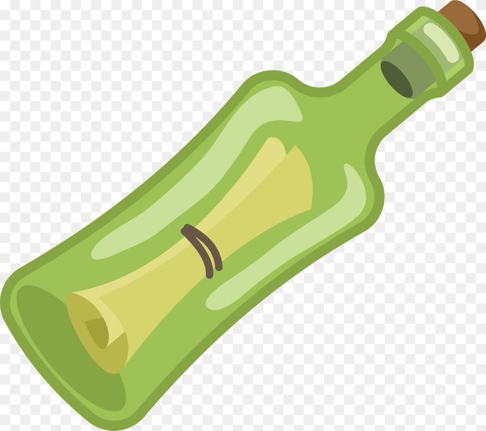 Message In A Bottle Clipart, Dynamite, Weapon, Alcohol, Beverage Free Png Download