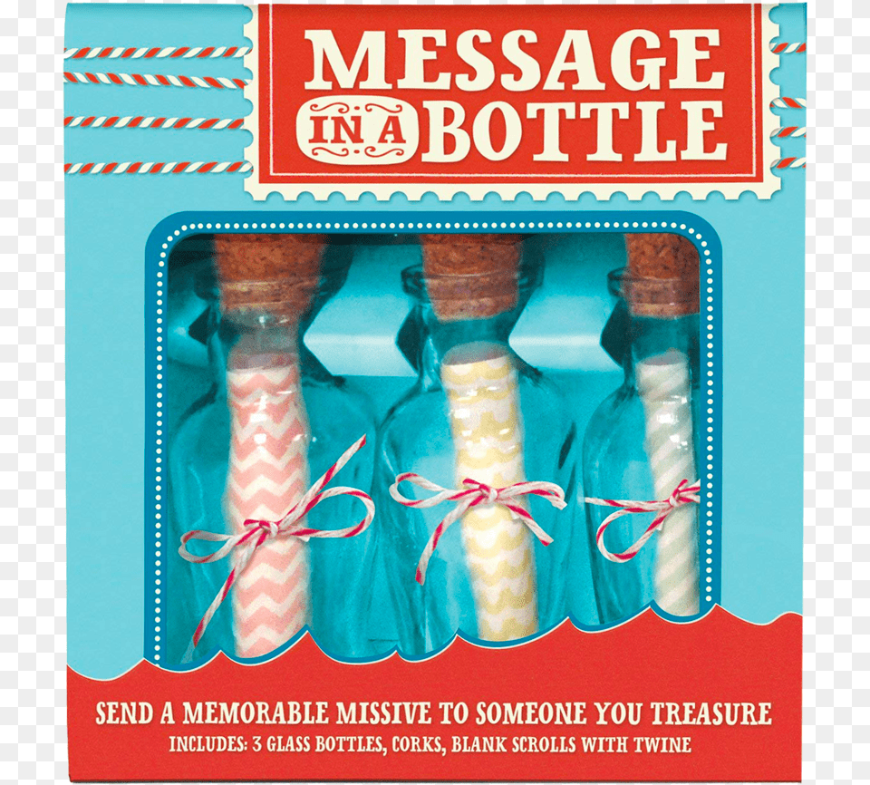 Message In A Bottle Kit, Advertisement, Adult, Person, Woman Png