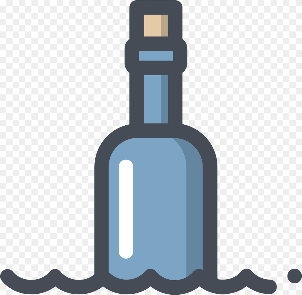 Message In Bottle Icon Message In A Bottle, Alcohol, Beverage, Liquor, Wine Png Image