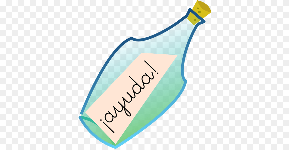 Message In Bottle Vector Clip Art, Person Free Transparent Png