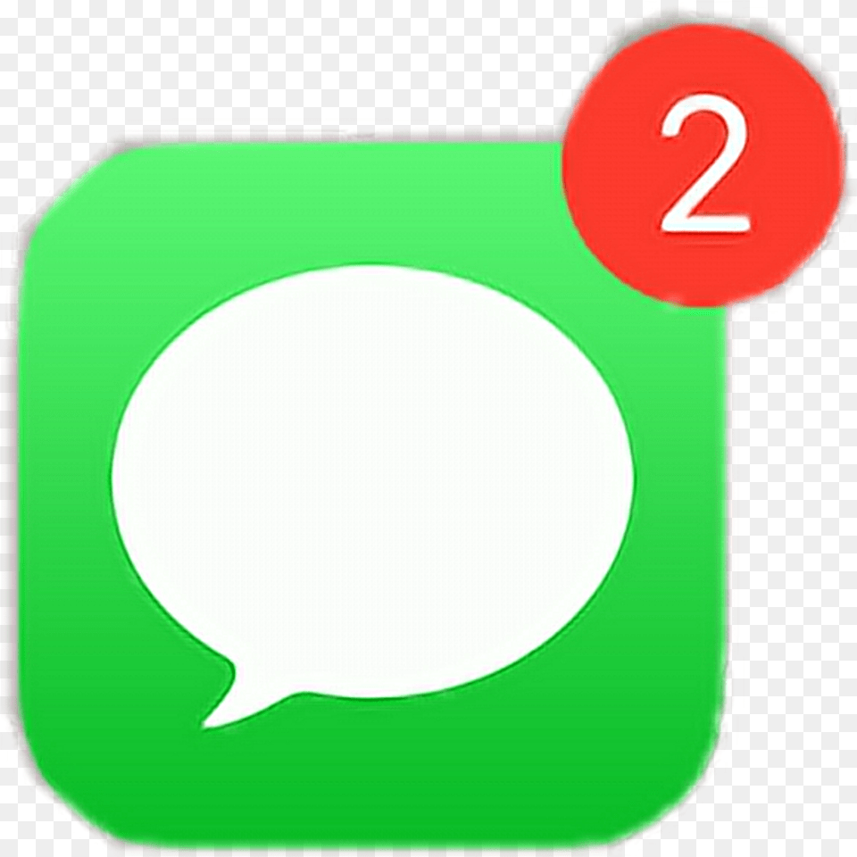 Messages App Notification Iphone Iphone Notification Clipart, Text, Symbol Free Png Download
