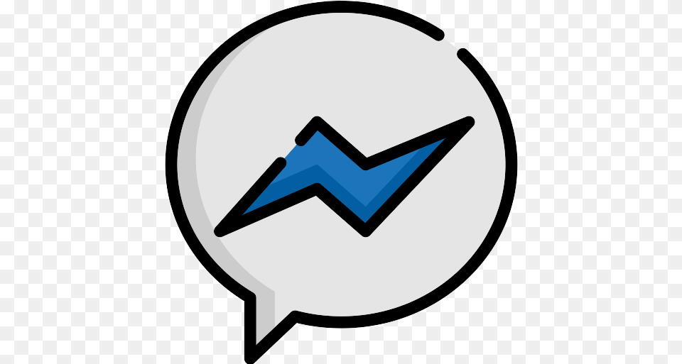 Messenger Vector Svg Icon Messenger Icon, Star Symbol, Symbol, Disk Free Png Download