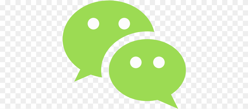 Messenger Wechat Logo Social Icon Wechat Logo, Green, Disk, Food, Produce Png Image