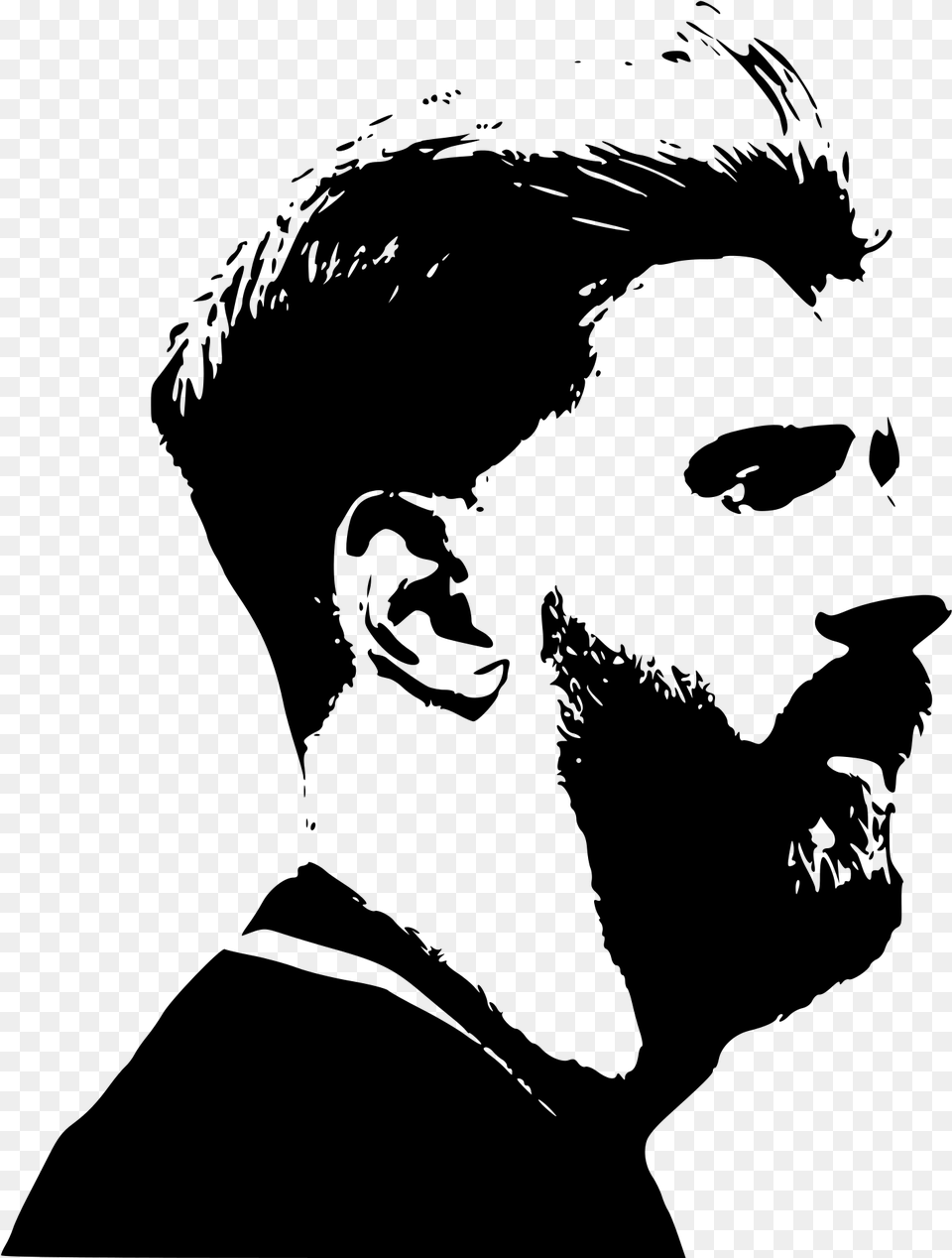 Messi, Gray Free Transparent Png
