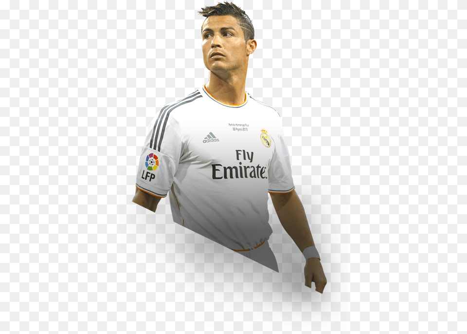 Messi And Ronaldo, T-shirt, Shirt, Clothing, Person Png Image