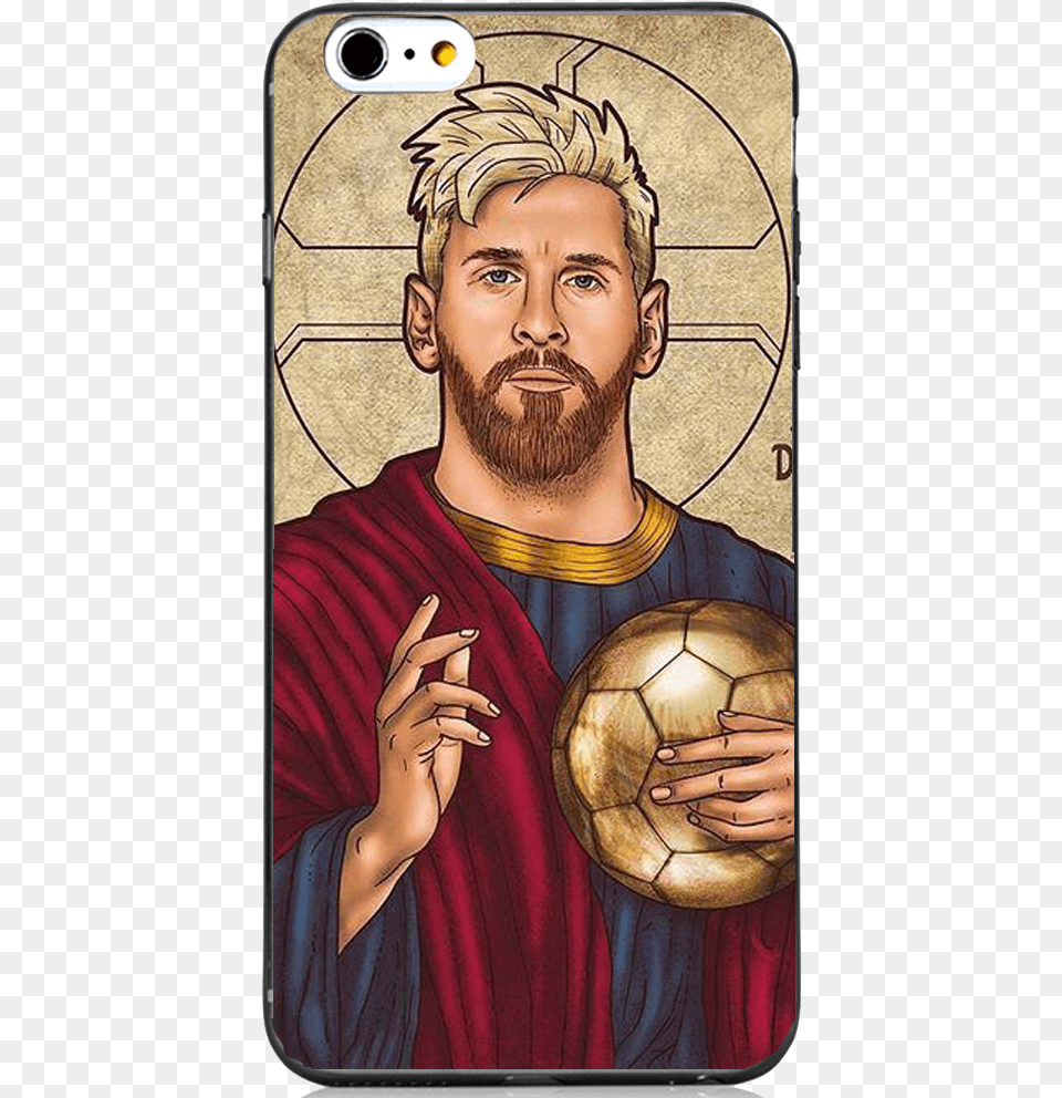 Messi As A Saint, Sport, Soccer Ball, Soccer, Portrait Free Transparent Png