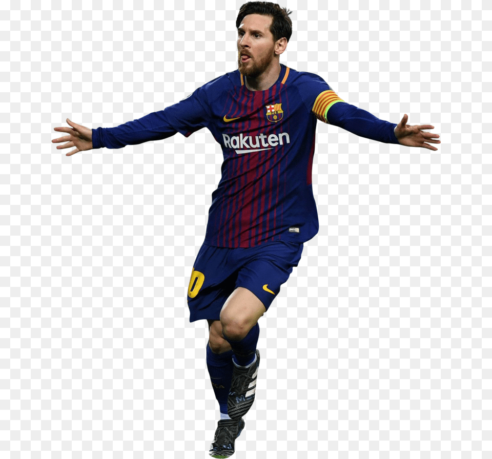 Messi Barcelona 2018, Adult, Person, Man, Male Free Transparent Png