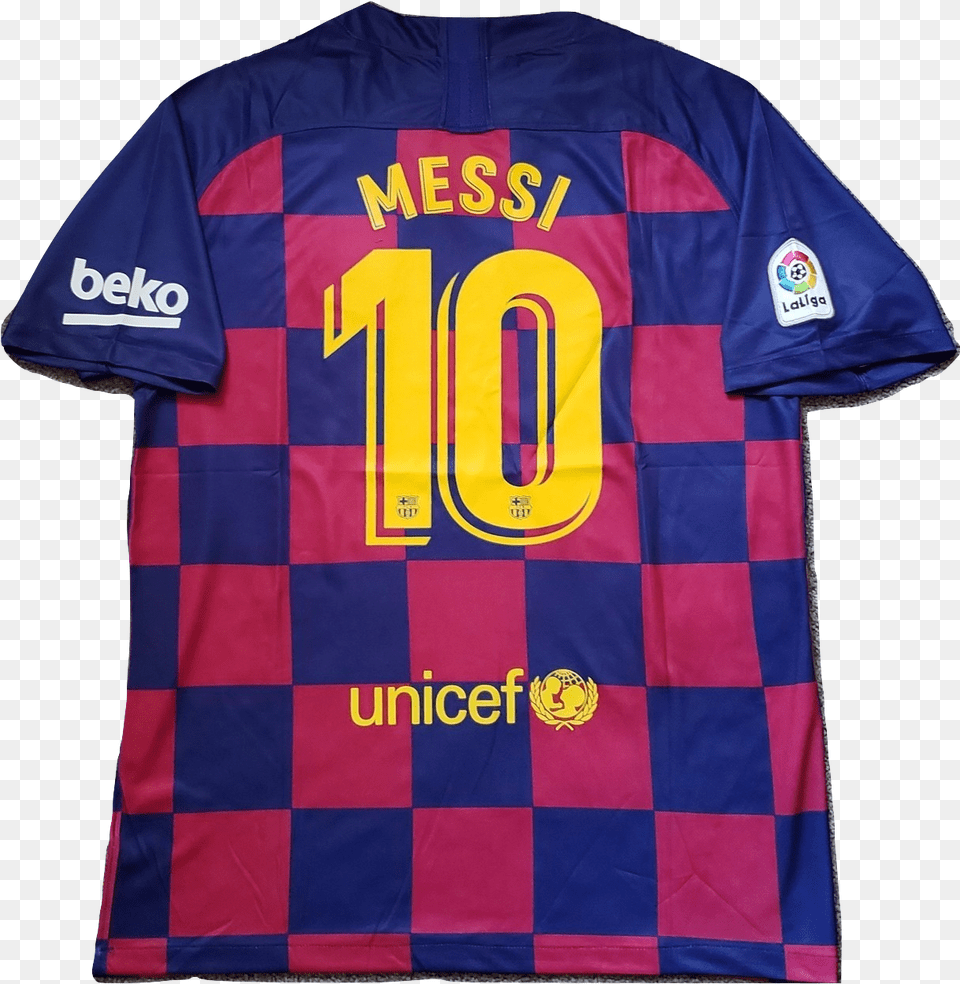 Messi Barcelona Jersey 19, Clothing, Shirt Png