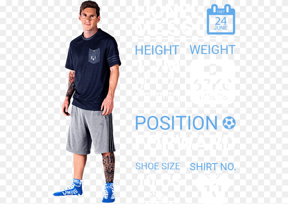 Messi Messi Footbubbles, T-shirt, Clothing, Shorts, Teen Free Png