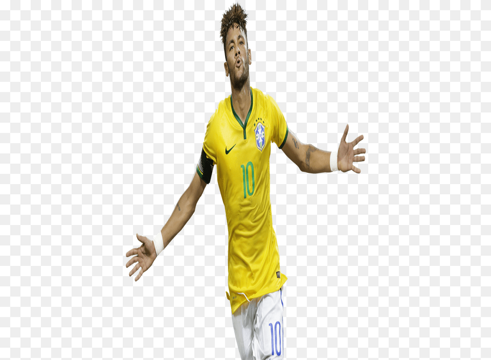 Messi Vs Neymar Neymar Brazil 2018, T-shirt, Shirt, Clothing, Person Free Png