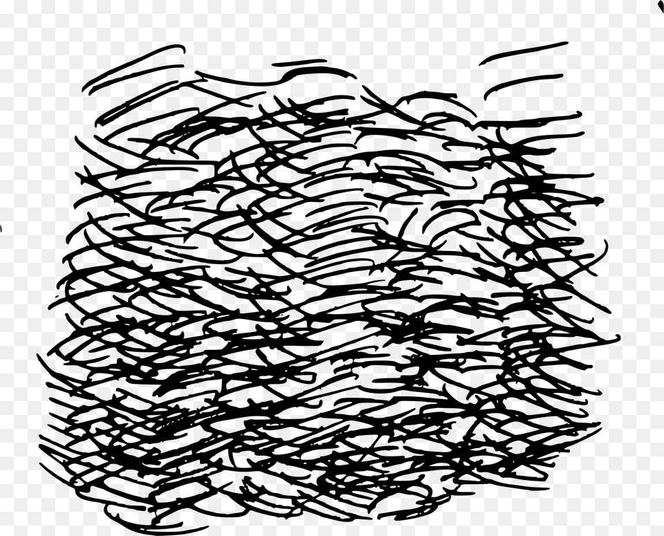 Messy Crosshatching Noise Transparent Messy Line, Gray Free Png Download