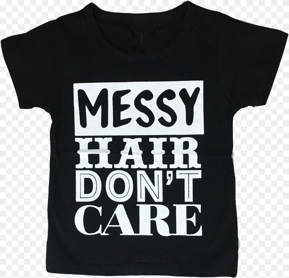 Messy Hair Don T Care T Shirt Shirts Metallic Off To Never Never Land T Shirt, Clothing, T-shirt Free Transparent Png
