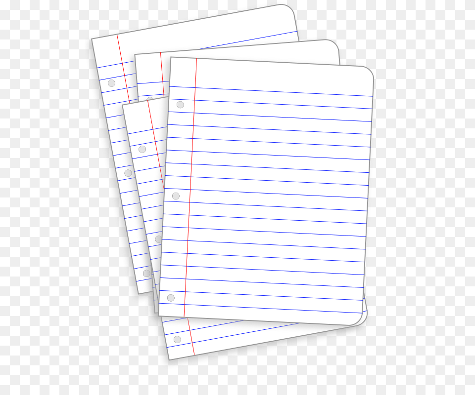 Messy Lined Papers, Page, Text Png