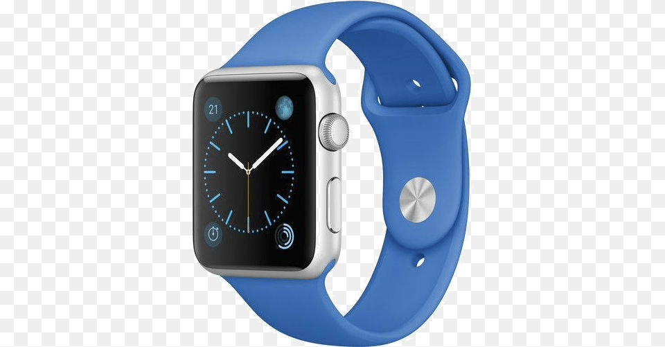 Mestizo Apple Iwatch Test Apple Watch Sports Band Blue, Arm, Body Part, Person, Wristwatch Free Png Download