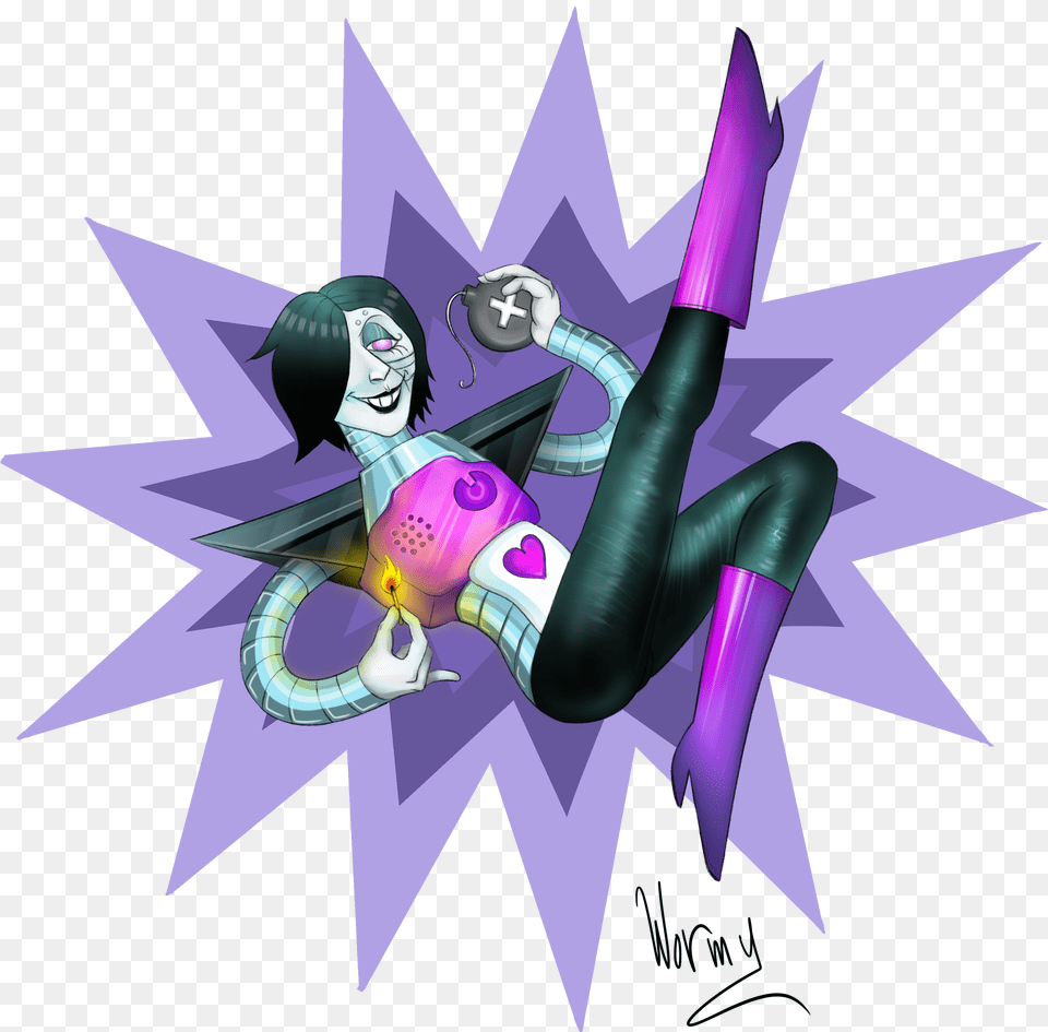 Met A Bomb Mettaton Graphic Design, Graphics, Art, Book, Comics Free Transparent Png