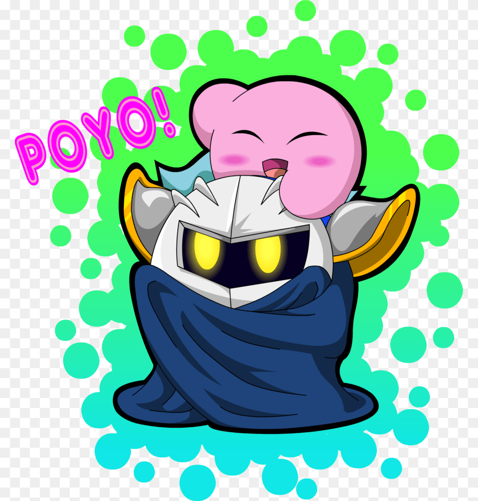 Meta Knight Love Kirby, Art, Baby, Person, Graphics Png Image