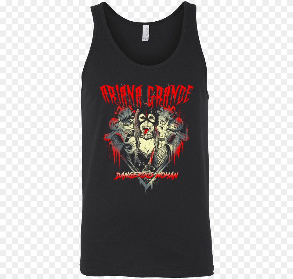 Metal Ariana Grande Top, Clothing, Tank Top, T-shirt, Person Png Image