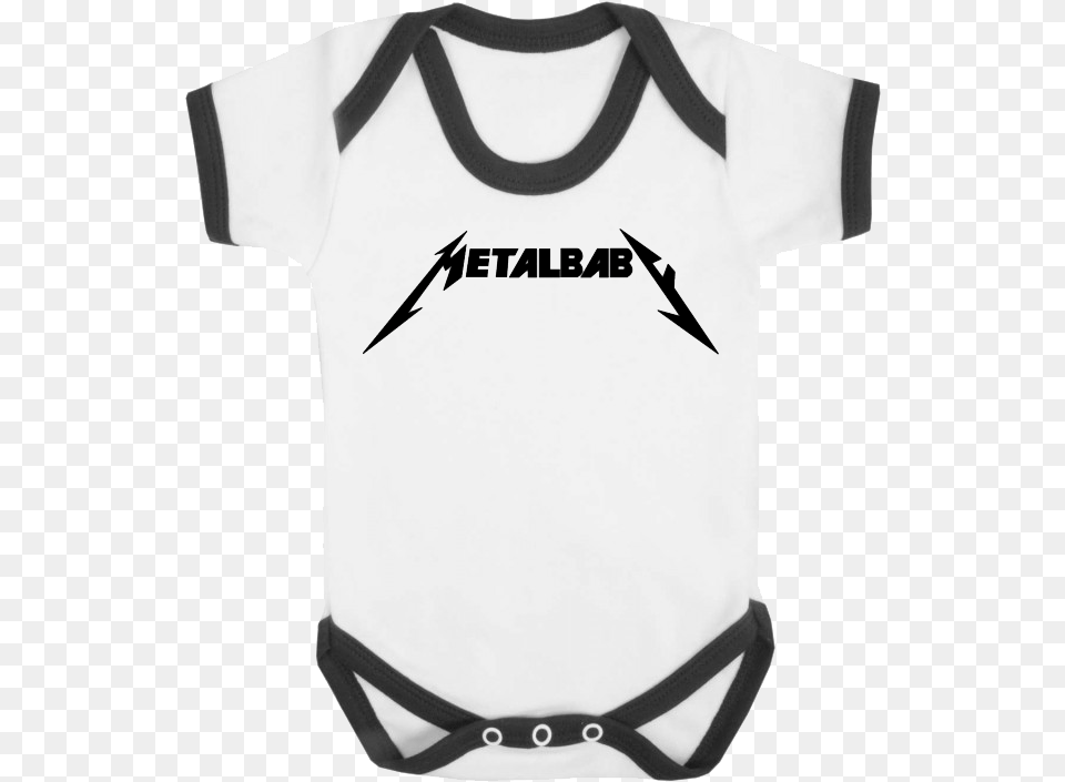 Metal Baby Contrast Trim Baby Vest Daddy39s Little Monster Baby Grow, Clothing, T-shirt, Person Free Transparent Png
