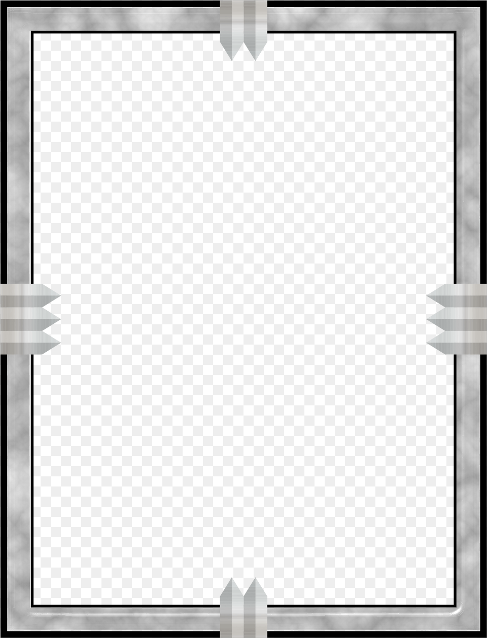 Metal Border, Home Decor Png Image