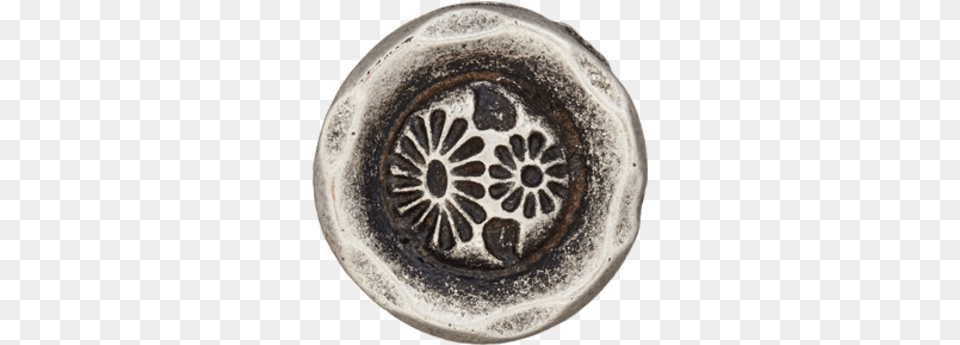 Metal Button Shank Circle, Fossil, Drain Png Image