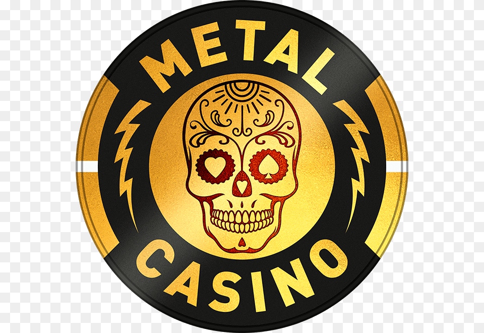 Metal Casino Logo, Emblem, Symbol, Badge, Head Free Png