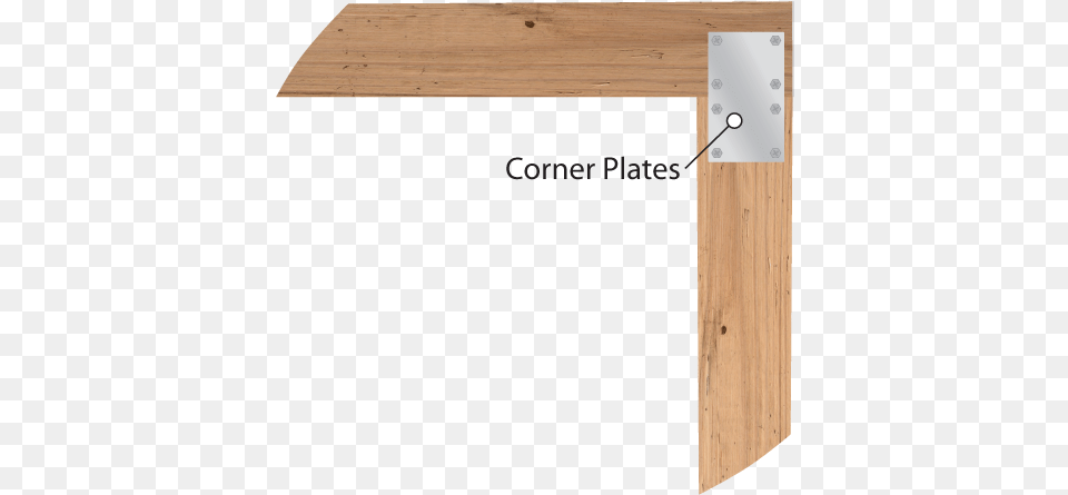 Metal Corner Plates Help Secure The Vertical Posts Corner Plate For Wood, Plywood, Furniture, Table Free Transparent Png