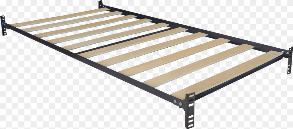 Metal Daybed Link Spring With Wood Slat System Solid, Furniture, Machine, Ramp Free Png