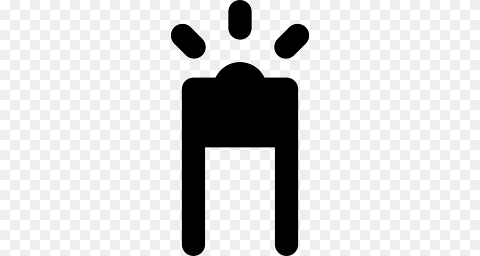 Metal Detector Security Safety Transport Terrorism Protection, Stencil Png Image