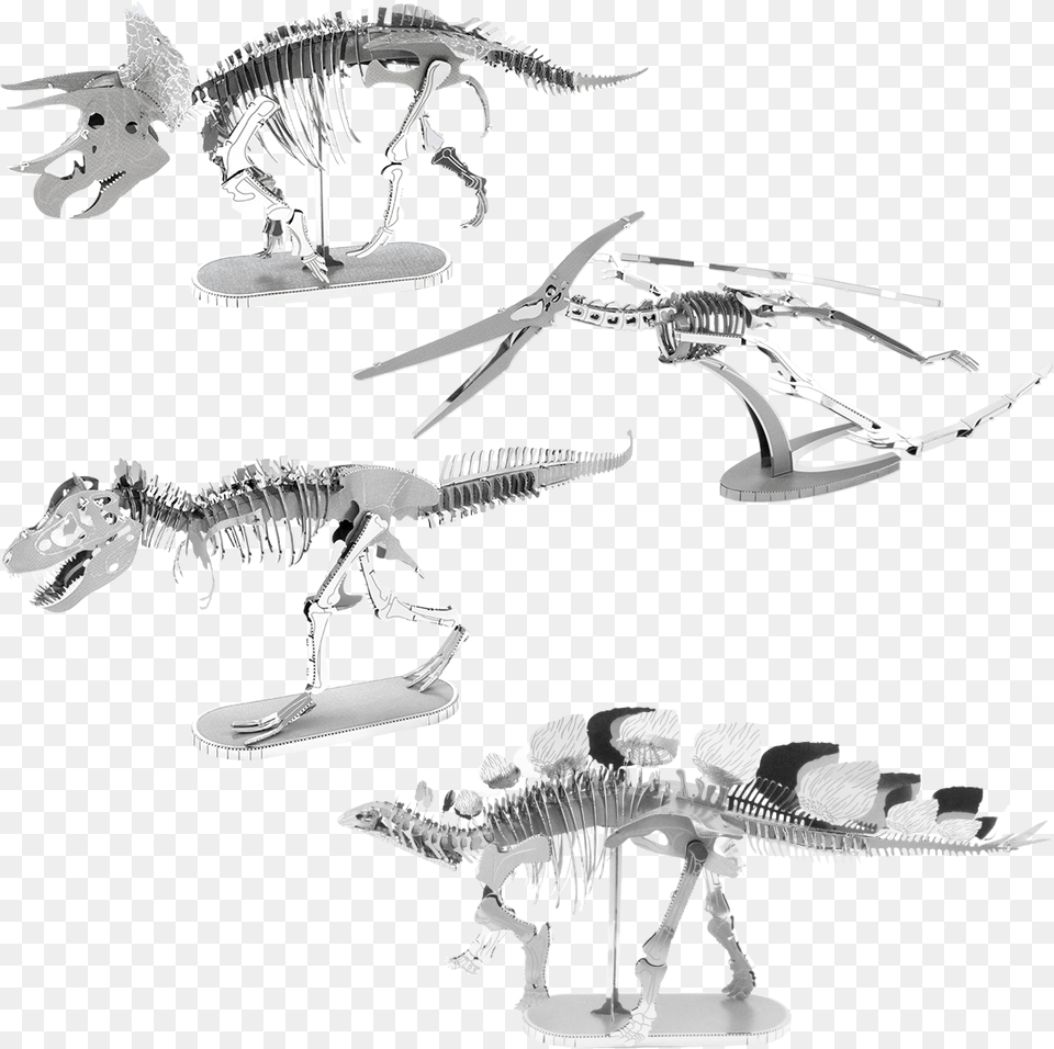 Metal Earth 3d Model Kits, Animal, Dinosaur, Reptile Png