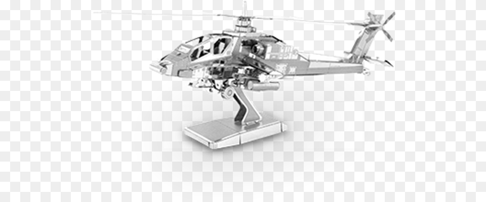 Metal Earth Ah, Aircraft, Helicopter, Transportation, Vehicle Png