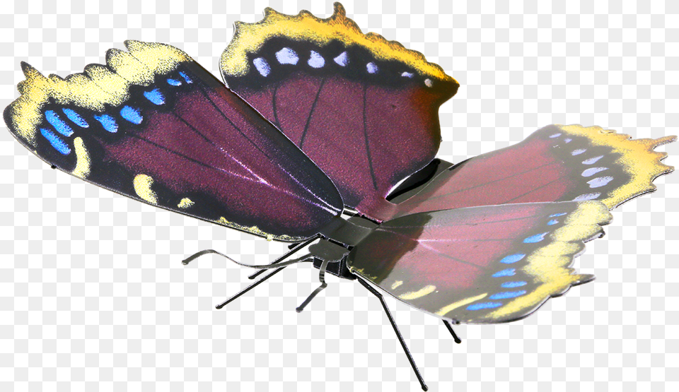 Metal Earth Butterflies Mourning Cloak Butterfly, Animal, Insect, Invertebrate Png Image