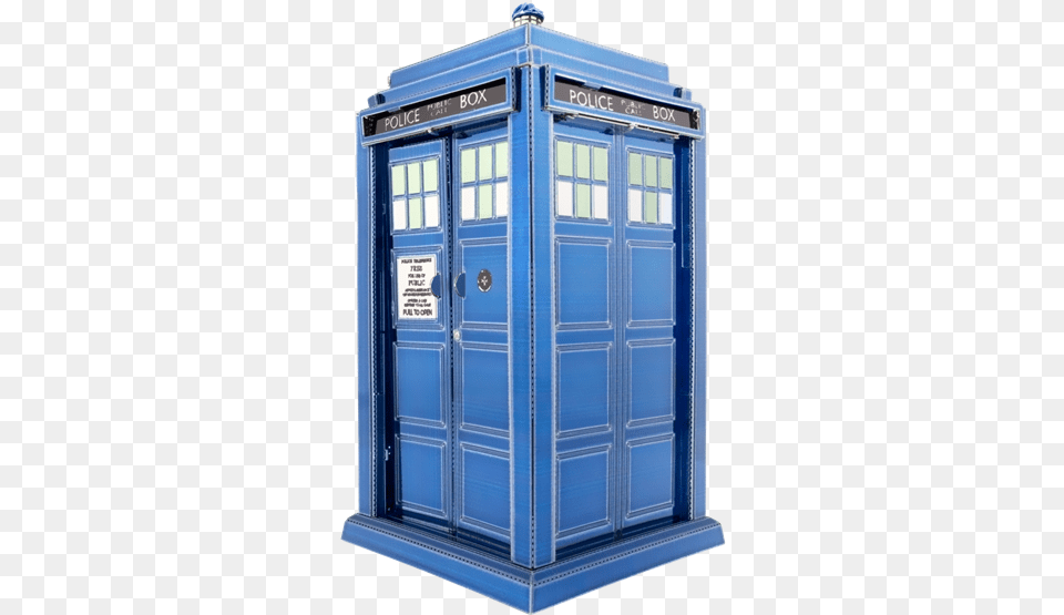 Metal Earth Doctor Who Tardis Fascinations Metal Earth 3d Laser Cut Model Dr Who, Kiosk, Gate Free Transparent Png