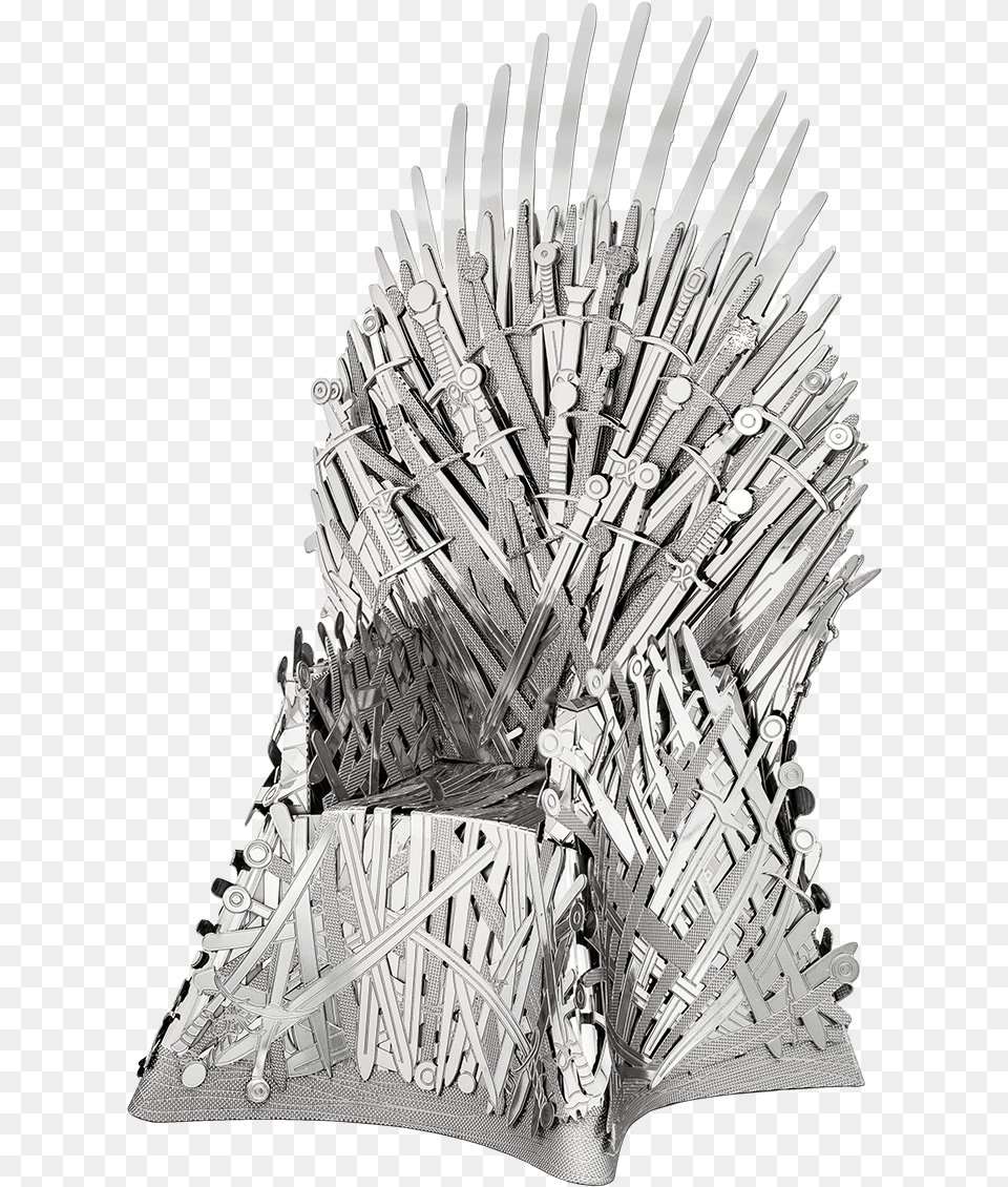 Metal Earth Game Of Thrones Iron Throne Diy Metal Earth Iron Throne, Cutlery, Fork, Furniture Free Png Download