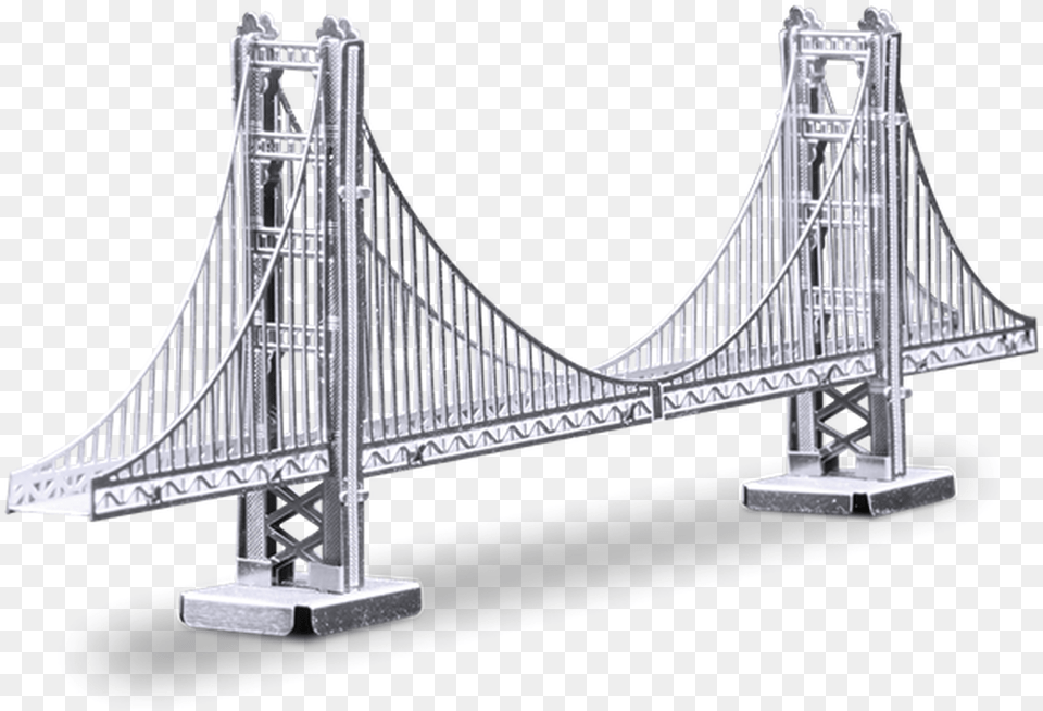 Metal Earth Golden Gate Bridge Golden Gate Bridge 3d Model, Architecture, Building, House, Housing Free Png