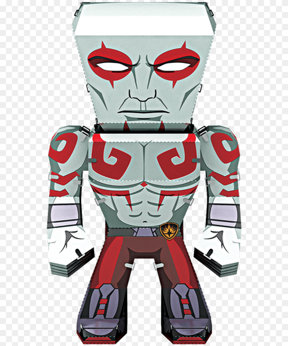 Metal Earth Guardians Of The Galaxy Drax The Destroyer, Robot, Person, Face, Head Free Png