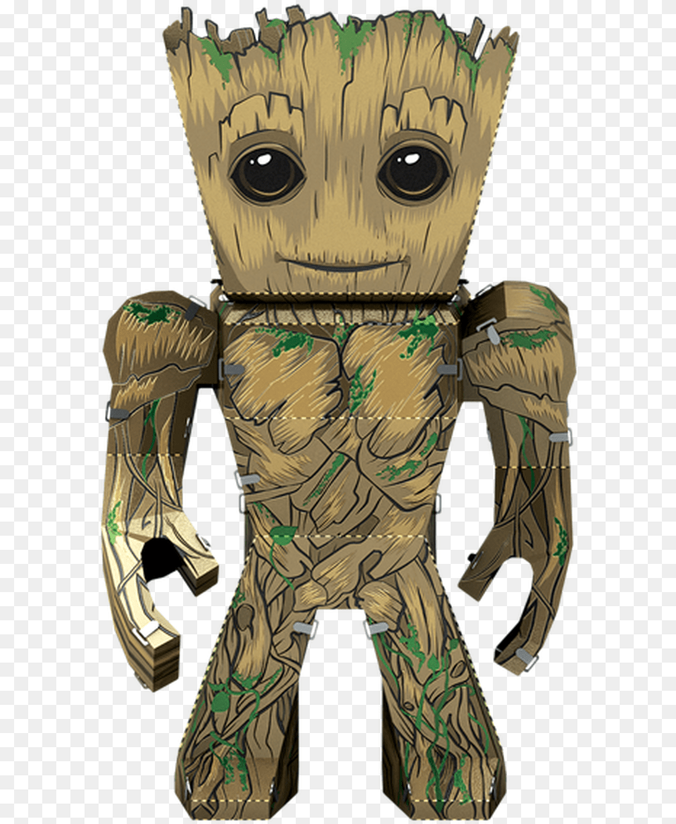 Metal Earth Guardians Of The Galaxy Groot, Person, Face, Head, Alien Png Image