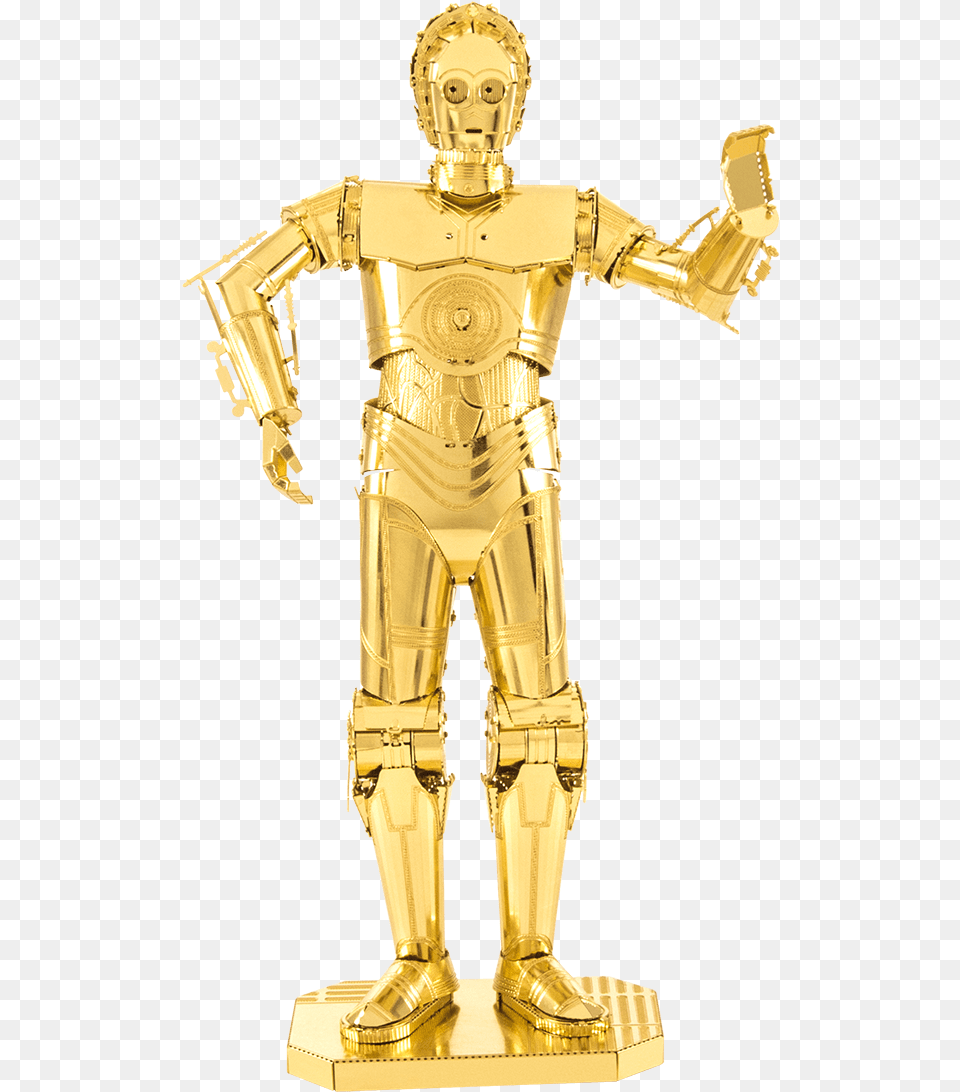 Metal Earth Iconx Star Wars R2 C3po Metal Earth, Adult, Male, Man, Person Png